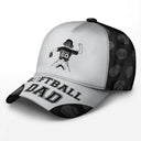 Gift For Father,Gift For Grandpa,Baseball,Softball,Non-Eng,Icon,Confident - Baseball Softball Dad Papa Kids Backside Line Art - Personalized Classic Cap