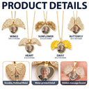 Custom Photo,Sympathetic,Gift For Yourself,Memorial,Gift For Women,Upload Full Photo - Custom Photo Memorial Sympathy Gift For Her - Personalized Hidden Message Necklace