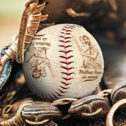 Baseball,Custom Photo,Art Design,French,Gift For Father,Sport Dad,Non-Eng,Proud,Photo - Pencil Sketch - Remove BG - Photo Personnalisée Croquis Au Crayon Meilleur Papa Du Monde - Baseball, Softball Personnalisés