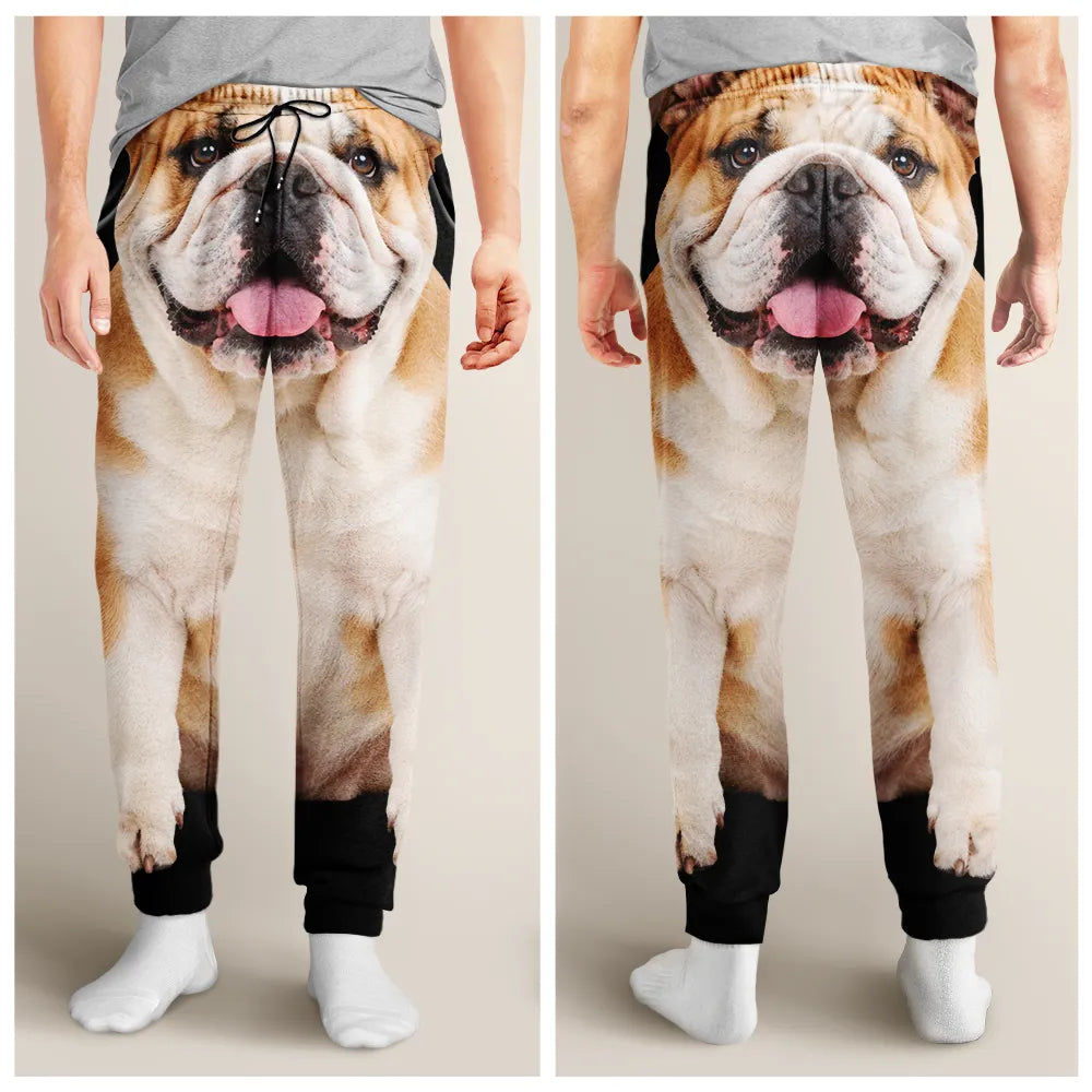 Christmas,Custom Photo,Humorous,Pet Lovers,Remove BG Photo,Top Market - Gag Gift For Pet Lovers - Personalized Custom Photo Funny Pet Face Pajama Pants