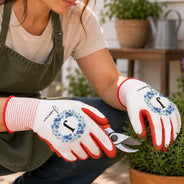 Confident,Gardening,Gift For Mother,Gifts For Her,Icon,Top Market - Gardener, Garden Lover Gift For Mom, Sister, Women - Personalized Birth Month Flower Coated Grip Gardening Gloves