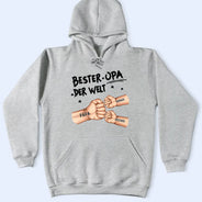 Gift For Father,Gift For Grandpa - Ghettofaust Bester Papa Opa Der Welt - Personalisiertes T Shirt
