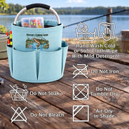 Fishing,Gift For Men,Gift For Yourself,Gifts For Him,Happy,Icon - Gift For Anglers Husband Dad - Personalized Fishing Gear Tool Bag