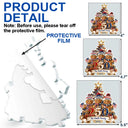 Independence Day,America 250th,Christmas,Proud,Family,Icon - Gingerbread 250 Years Of Freedom America Anniversary - Personalized Custom Shaped Acrylic Ornament
