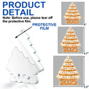 Family, Gift For Bestie, Gift For Sisters, Gift For Brothers, Gift For Kids, Gift For Grandkids, Gift For Sibling, Cousin, Happy, Christmas - Gingerbread Christmas Happy Tree - Personalized Custom Shaped Acrylic Ornament