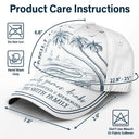 Beach,Gift For Bestie,Family,Happy,Summer - Girls Trip A Lot Of Laughter & Memories - Personalized Classic Cap