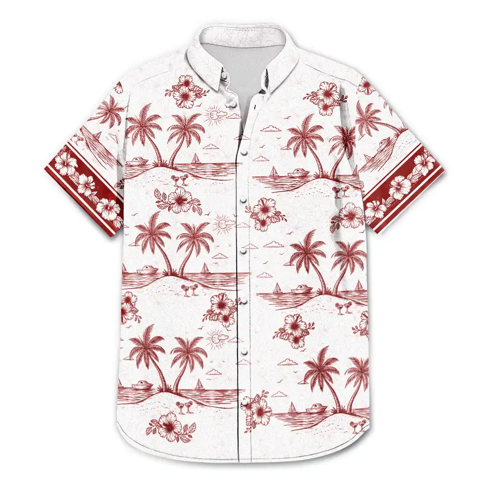 Beach,Gift For Bestie,Family,Happy,Summer - Girls Trip A Lot Of Laughter & Memories - Personalized Hawaiian Shirt
