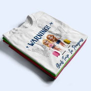 Continue Shopping,Travel,Gift For Bestie,Best friends' Hobby,Gift For Women,Happy - Girls Trip Cheaper Than Therapy 3D Effect - Personalized T Shirt
