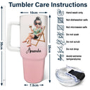 Travel,Summer,Beach,Gift For Bestie - Girls Trip Lot Of Memories - Personalized 40oz Tumbler With Straw