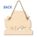 Gift For Couples, Gift For Husband, Gift For Wife, Gift For Girlfriend, Gift For Boyfriend, Love - God Blessed The Broken Road Flannel Couple - Personalized Custom Shaped Wood Sign