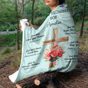 Christian,Gift For Women,Gift For Wife,Gift For Girlfriend,Gift For Yourself,Gift For Aunt,Gift For Mother,Gift For Grandma,Gift For Daughter,Gift For Bestie - God's Promises Birth Flower Bouquet - Personalized Fleece Blanket, Sherpa Blanket