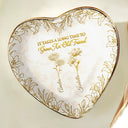 Old Besties,Sentimental,Gift For Bestie,Icon - Gold Birth Month Flower Grow An Old Friend - Personalized Ring Dish
