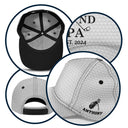 Gift For Father,Gift For Grandpa,Golf,Baseball,Non-Eng,Icon,Proud - Golf Dad Papa Year Crossed Arrows - Personalized Classic Cap