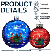 Gift For Bestie,Christmas,Happy,Gift For Sisters - Good Friends Are Like Stars - Personalized Ball Ornament