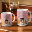 Graduation,Dad - Children,Mom - Children,Gift For Sibling,Gift For Bestie,Happy - Graduated Can I Go Back To Bed Now - Personalized White Edge-to-Edge Mug