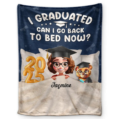 Graduation Fleece Blanket