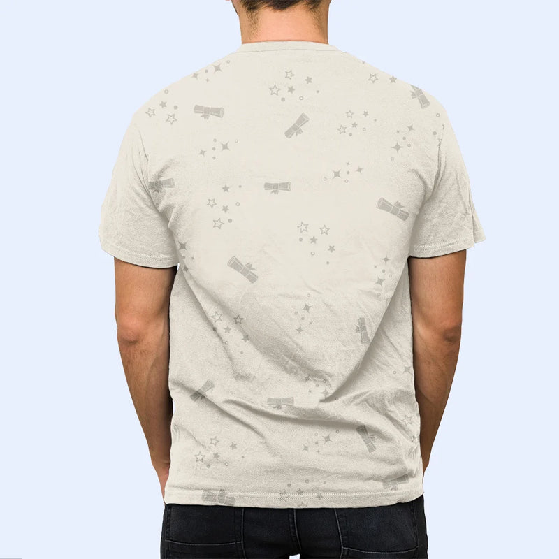 Graduated Can I Go Back To Bed Now - Personalized Full Print T Shirt