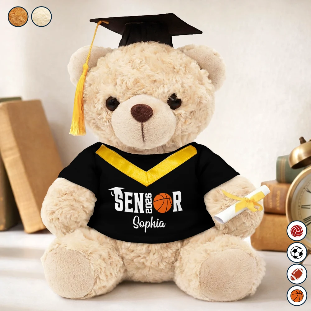 Graduation Sport Senior - Personalized Teddy Bear