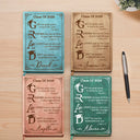 Graduation Motivation God Has Great Plans For You - Personalized Leather Journal