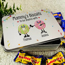 Funny,Gift For Husband,Gift For Grandpa,Gift For Mother,Gift For Father,Gift For Grandma,Gift For Wife - Grandad's Biscuits To Share With The Grandkids - Personalized Metal Biscuit Tin