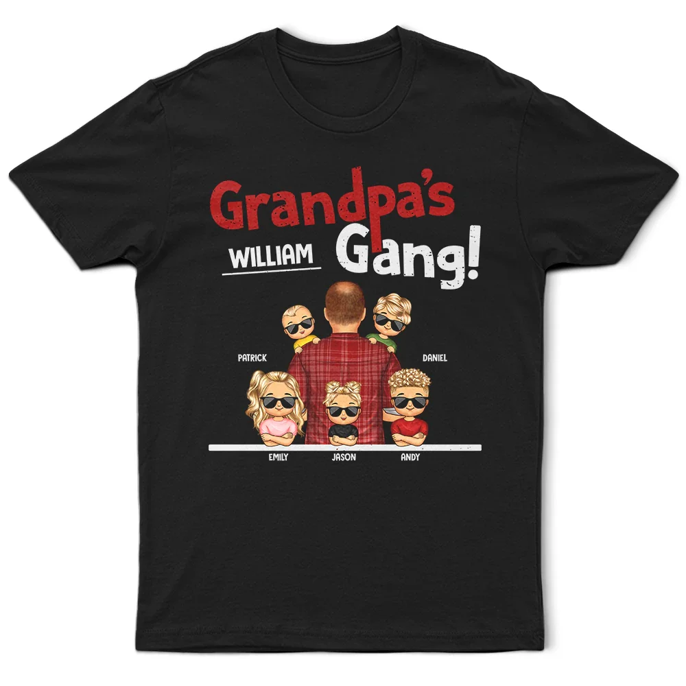 Grandpa's Gang - Personalized T Shirt