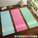 Gift For Yourself, Gift For Women, Summer, Yoga, Healing, Custom Text - Groovy Striped With Name - Personalized Yoga Mat