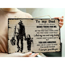 Guitar Being There For Me Customized Wood Rectangle Sign