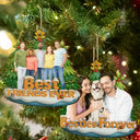 Gift For Bestie,Gift For Sisters,Christmas,Happy,Gifts For Colleagues,Gift For Sibling - Custom Photo Besties Sisters Best Team Ever - Personalized Custom Shaped Wooden Ornament