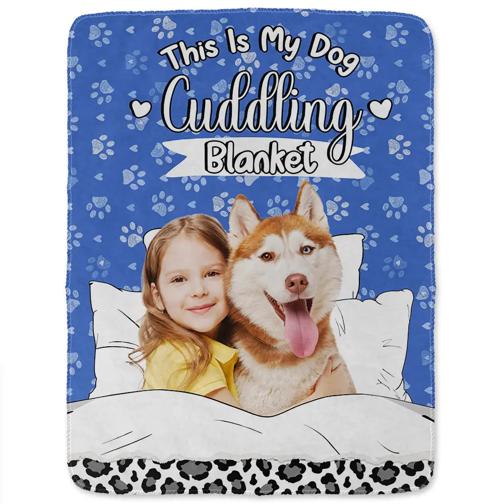 Gift For Yourself,Gift For Women,Gift For Men,Pet Lovers,Pet Mom,Pet Dad,Pet Couple,Dog Lovers,Dog Mom,Dog Dad,Dog Couple,Cat Lovers,Cat Mom,Cat Dad,Cat Couple,Custom Photo,Happy - Custom Photo Dog Cat Cuddling Blanket - Personalized Fleece Blanket, Sherpa Blanket