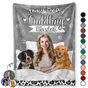 Gift For Yourself,Gift For Women,Gift For Men,Pet Lovers,Pet Mom,Pet Dad,Pet Couple,Dog Lovers,Dog Mom,Dog Dad,Dog Couple,Cat Lovers,Cat Mom,Cat Dad,Cat Couple,Custom Photo,Happy - Custom Photo Dog Cat Cuddling Blanket - Personalized Fleece Blanket, Sherpa Blanket