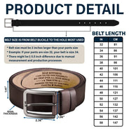 Gift For Couples,Gift For Husband,Gift For Boyfriend,Funny,Gift For Men - Funny Couple I Love You For Your Personality - Personalized Engraved Leather Belt