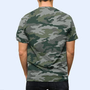 Gift For Men,Gift For Uncle,Gift For Grandpa,Gift For Father,Happy,Vector,Grateful - My Favorite People Call Me Grandpa Camouflage Pattern - Personalized Full Print T Shirt