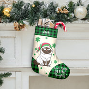Dear Santa Define Naughty - Gift For Family - Personalized Christmas Stocking