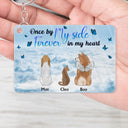Once By My Side - Memorial Gift For Pet Lovers - Personalized Acrylic Keychain