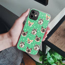Custom Photo Pet Faces Human Faces - Gift For Dog Lovers, Cat Lovers, Men, Women - Personalized Clear Phone Case
