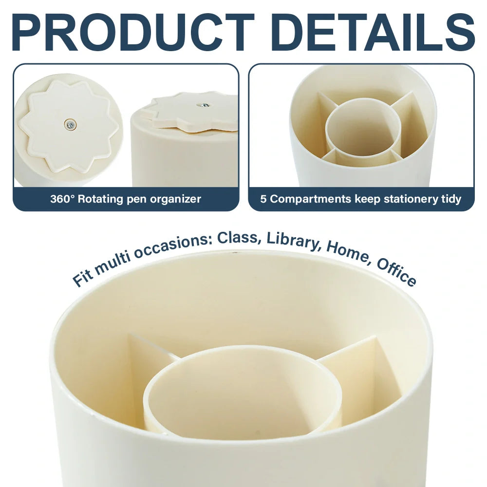 Teacher, Happy - The Best Teacher - Personalized Rotating Pen Holder