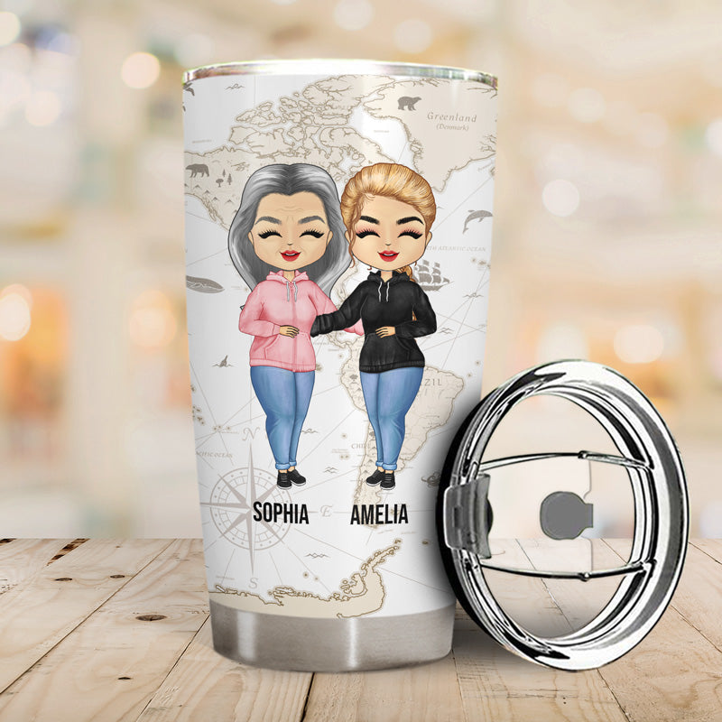 The Love Between Is Forever - Gift For Family - Personalized Custom Tumbler