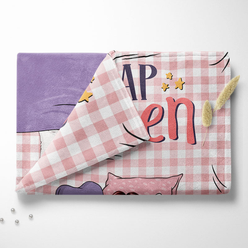 Official Nap Queen Mama - Gift For Mom - Personalized Custom Blanket