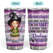 Buckle Up Buttercup You Just Flipped My Witch Switch Witchy - Witch Gifts - Personalized Custom Tumbler