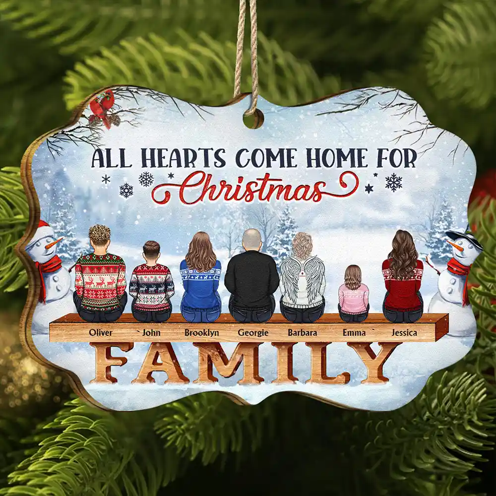 The Greatest Gift Our Parents Gave Us Was Each Other - Christmas Memorial Gift For Siblings, Parents, Family - Personalized Medallion Wooden Ornament