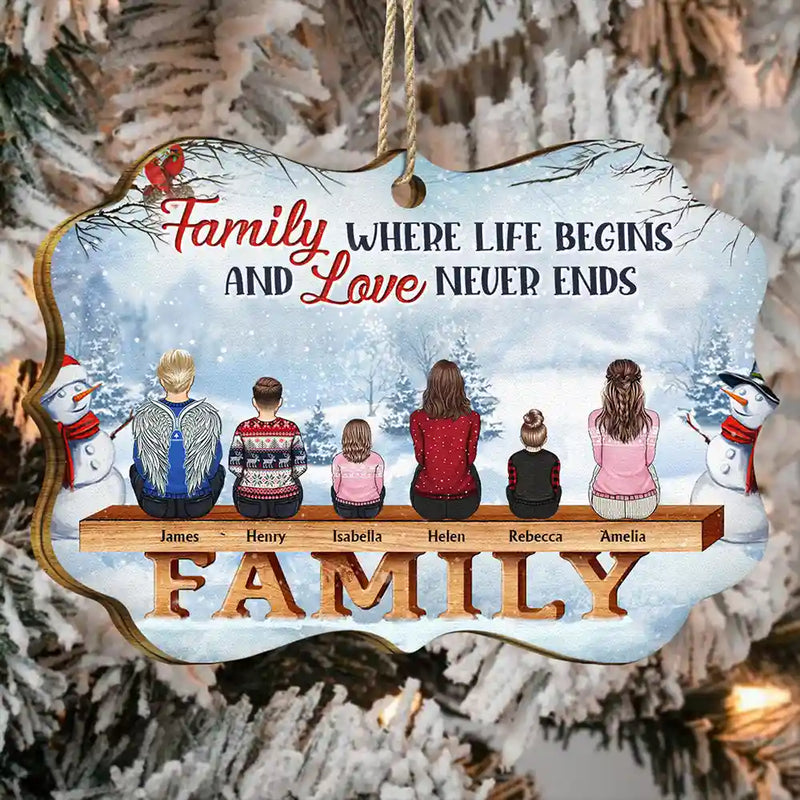 The Greatest Gift Our Parents Gave Us Was Each Other - Christmas Memorial Gift For Siblings, Parents, Family - Personalized Medallion Wooden Ornament