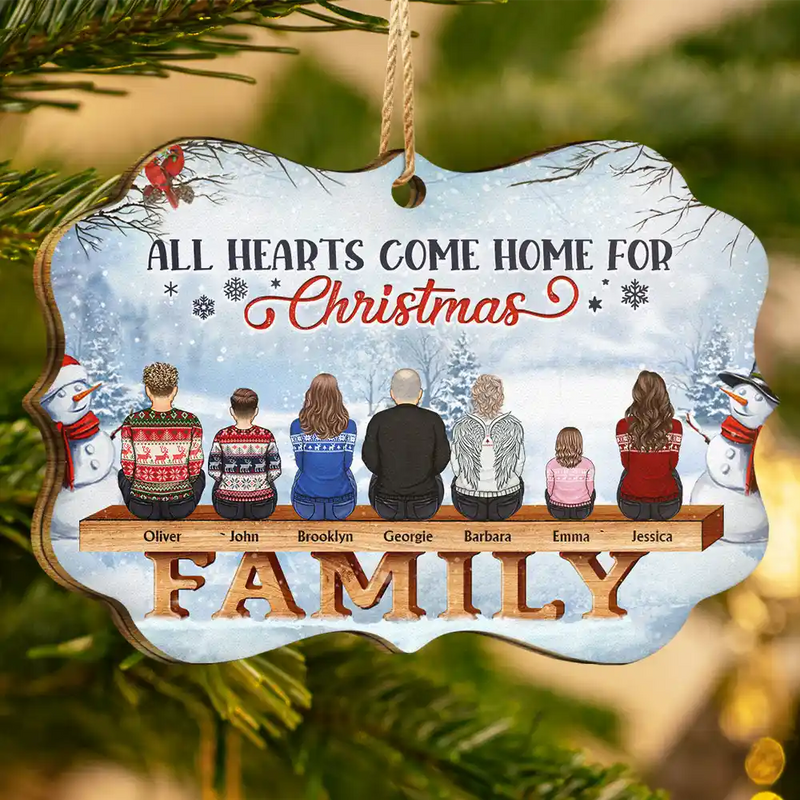 The Greatest Gift Our Parents Gave Us Was Each Other - Christmas Memorial Gift For Siblings, Parents, Family - Personalized Medallion Wooden Ornament
