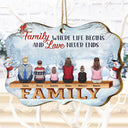 The Greatest Gift Our Parents Gave Us Was Each Other - Christmas Memorial Gift For Siblings, Parents, Family - Personalized Medallion Wooden Ornament