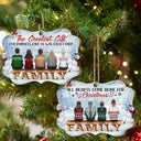 The Greatest Gift Our Parents Gave Us Was Each Other - Christmas Memorial Gift For Siblings, Parents, Family - Personalized Medallion Wooden Ornament