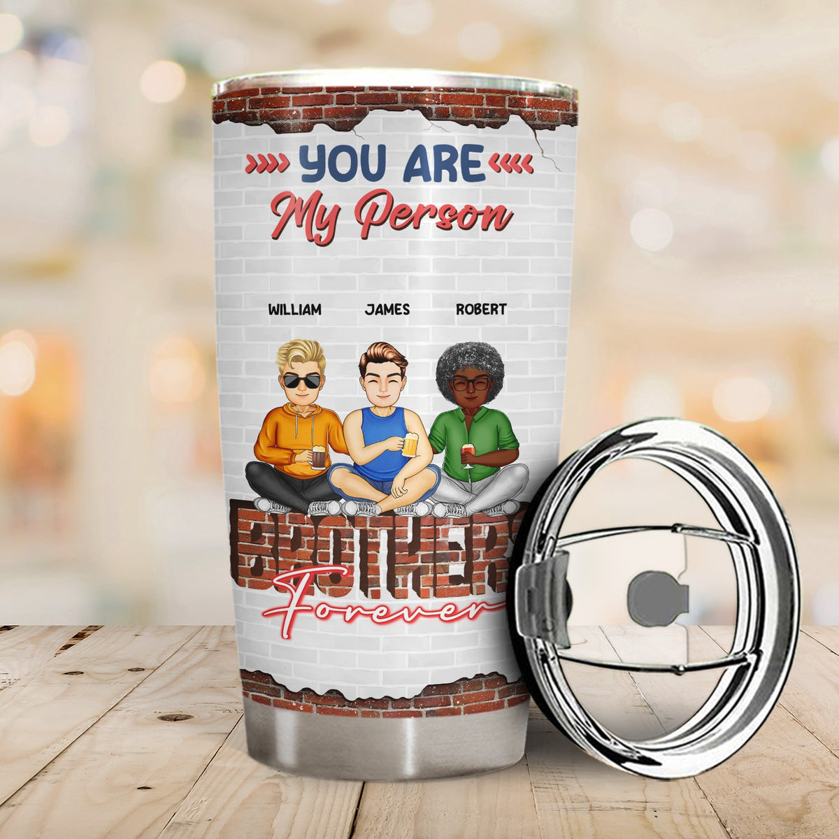 Besties Apparently We Are Trouble - Gift For Best Friends - Personalized Custom Tumbler
