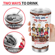 Besties Apparently We Are Trouble - Gift For Best Friends - Personalized Custom Tumbler