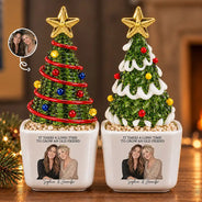 Afro Besties,Art Design,Christmas,Custom Photo,Gift For Bestie,Photo - Semi Realistic Portrait,Sentimental - Friendship Gift For Woman, Best Friend, Bestie, BFF - Personalized Custom Photo Semi Realistic Portrait, It Takes A Long Time Stained Glass Christmas Tree