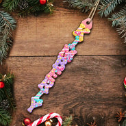 Gifts For Her,Playful,Gift For Children,Christmas,Gift For Daughter,Icon - Kids Name Mermaid Unicorn Ballet Alphabet Gift For Kid Girl - Personalized Custom Shaped Wooden Ornament