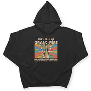 They Call Me Grandpa Because Partner In Crime - Gift For Father, Parents, Family, Grandparent, Grandfather - Personalized Custom T Shirt
