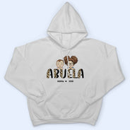Leopard Nana Title - Birthday, Loving Gift For Mom, Mother, Mama, Grandma, Grandmother - Personalized Custom T Shirt
